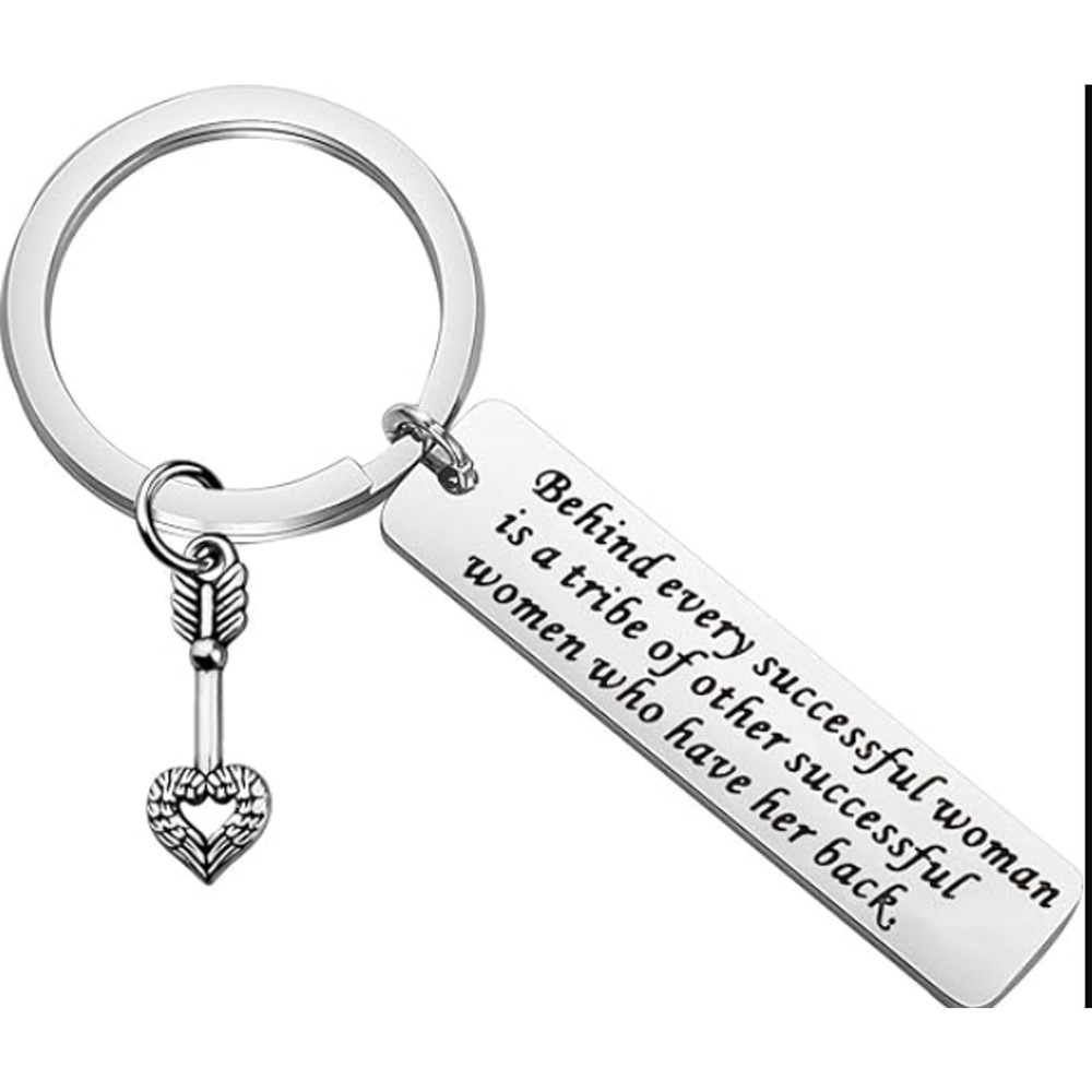 Keychain with Love Heart Arrow Charm Tribe Jewelry Inspirational Gift for Friend
